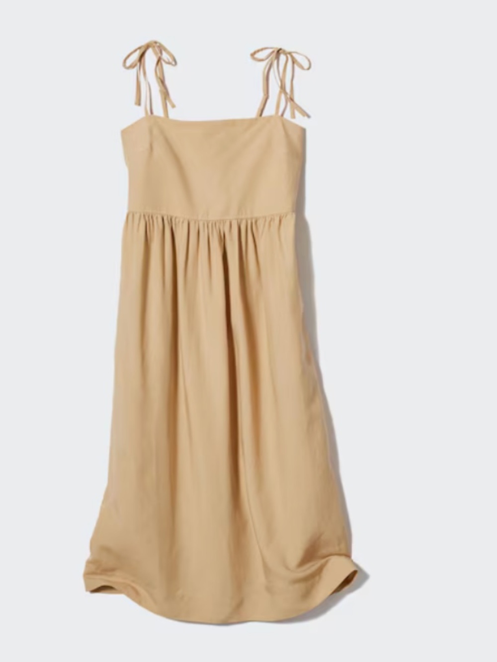 UNIQLO Linen Blend Camisole Dress